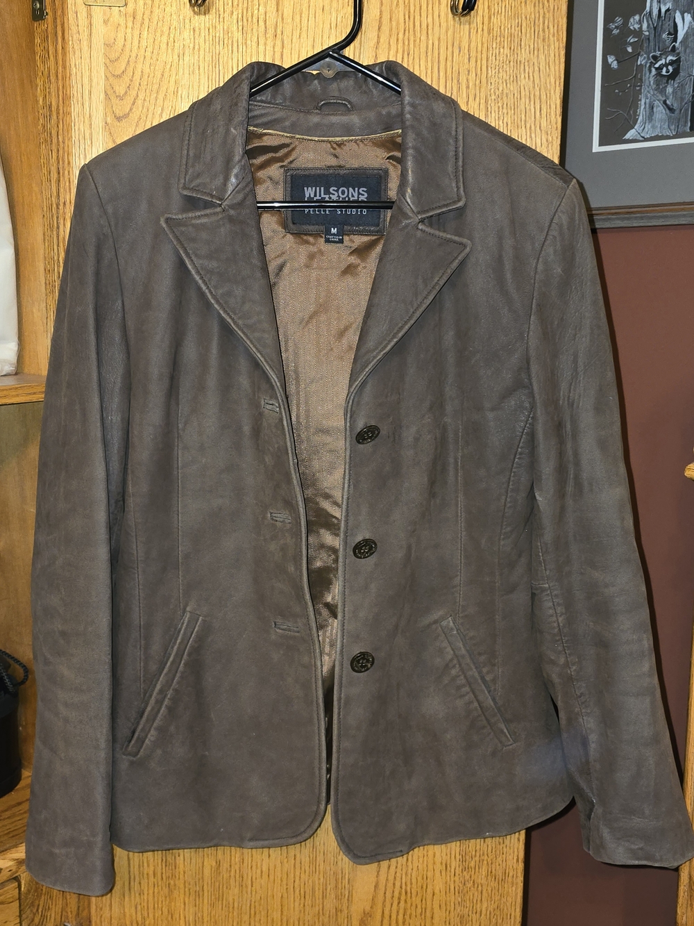 Wilson Leather Blazer Jacket - Brown